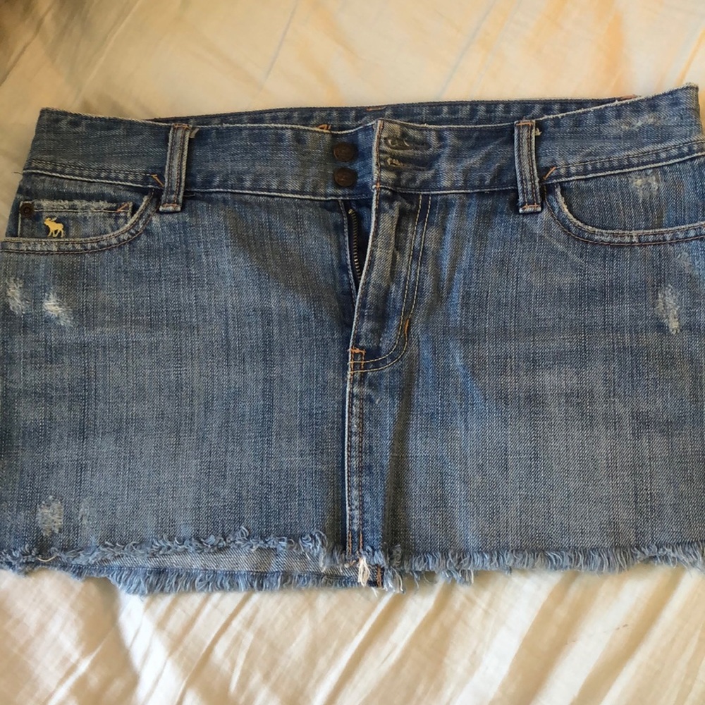 Abercrombie Jean Skirt